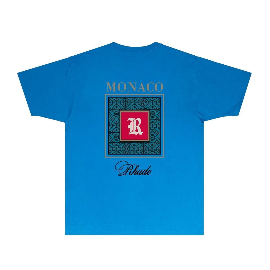 Rhude T-shirts Printed Trendy Pure Cotton