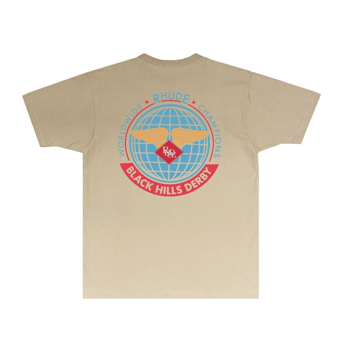 Rhude T-shirts Printed Trendy Pure Cotton