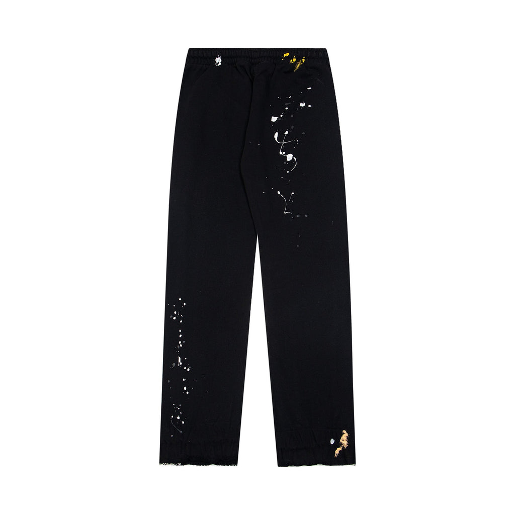 Gallery Dept Sweatpants Hand-painted ink-splashing contrasting casual trousers
