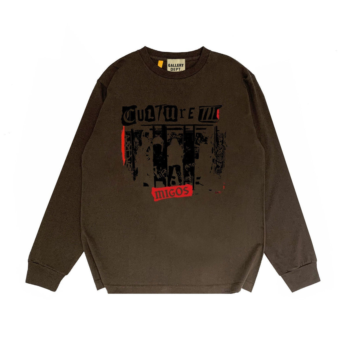 Gallery Dept Long Sleeved Shirt Fashion Brand Long Sleeve Long-Sleeved T-shirt Blouse