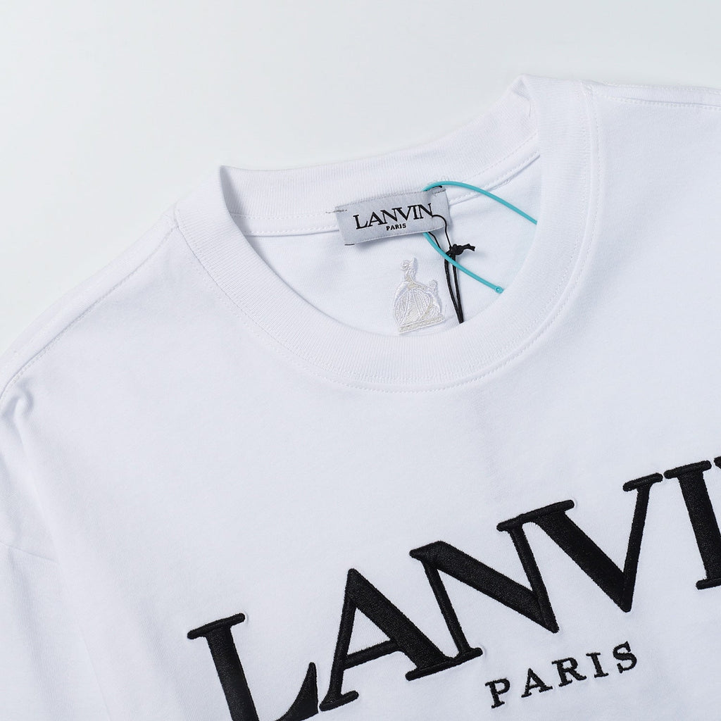 Gallery Dept T-Shirt Joint Letter Logo Embroidery Short Sleeve T-Shirt